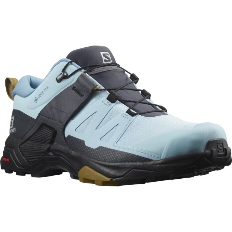 Light Blue / Black Salomon X Ultra 4 GTX Women's Hiking Shoes | IE GH6481